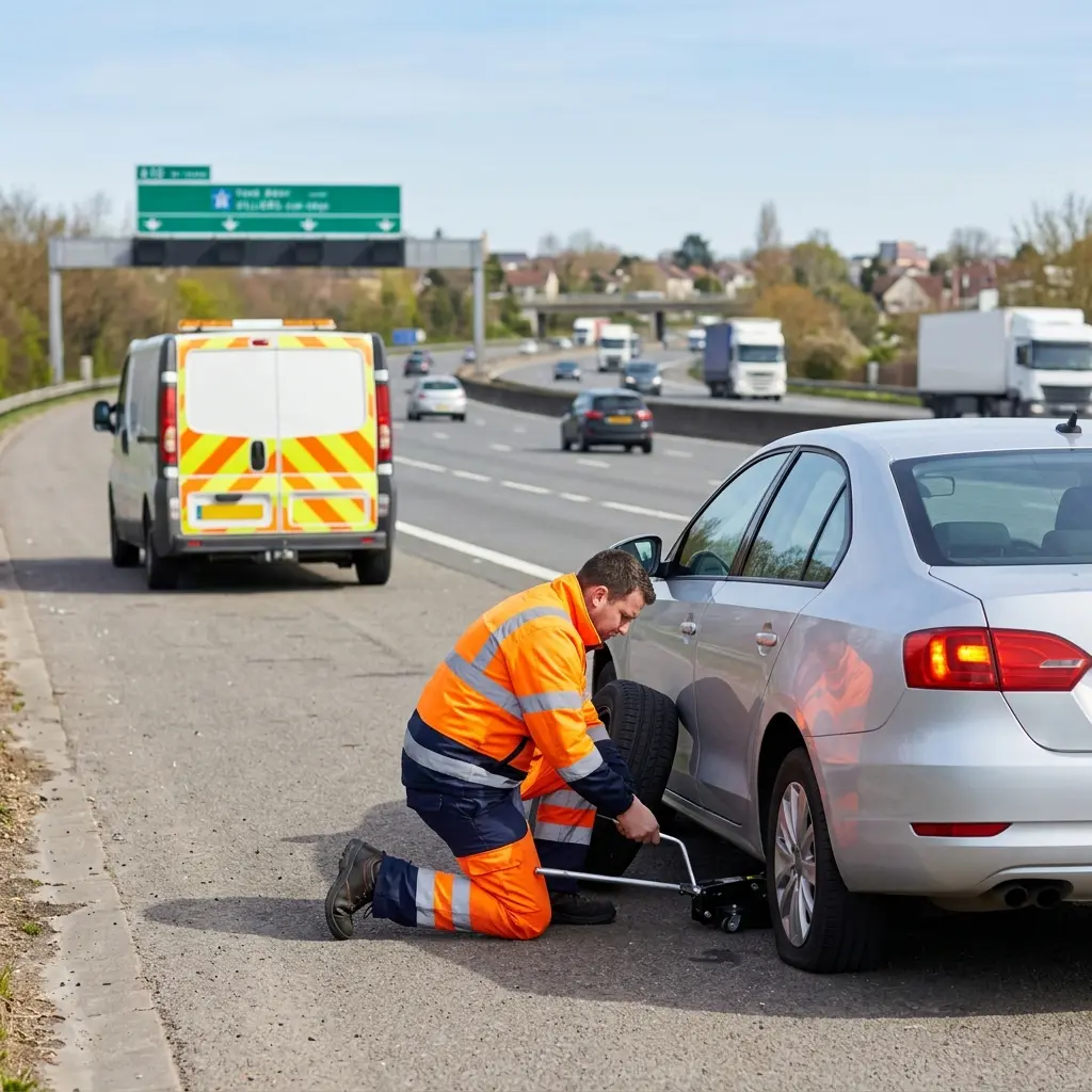 Notre approche sur autoroute à Villiers-sur-Orge