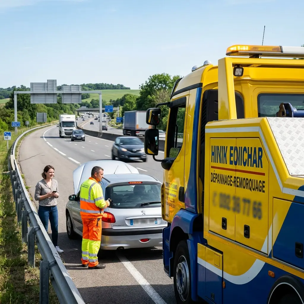 Bons gestes à adopter en cas de panne sur autoroute à Vert-le-Petit