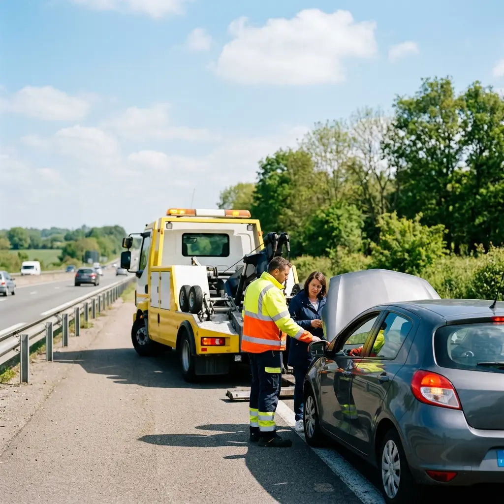Quelles sont les étapes de prise en charge d’une panne autoroute à Vert-le-Petit