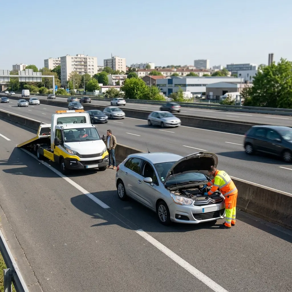 Les gestes essentiels lors d'une panne sur voie rapide