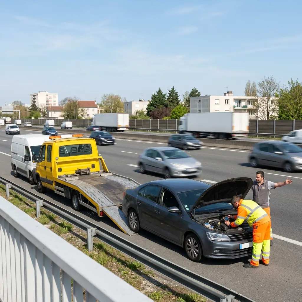 Les gestes essentiels lors d'une panne sur les axes de Bobigny