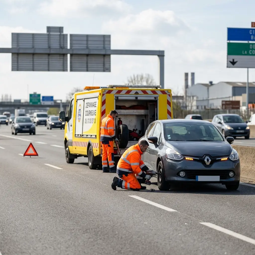 Dépannage autoroute Courneuve (93120)