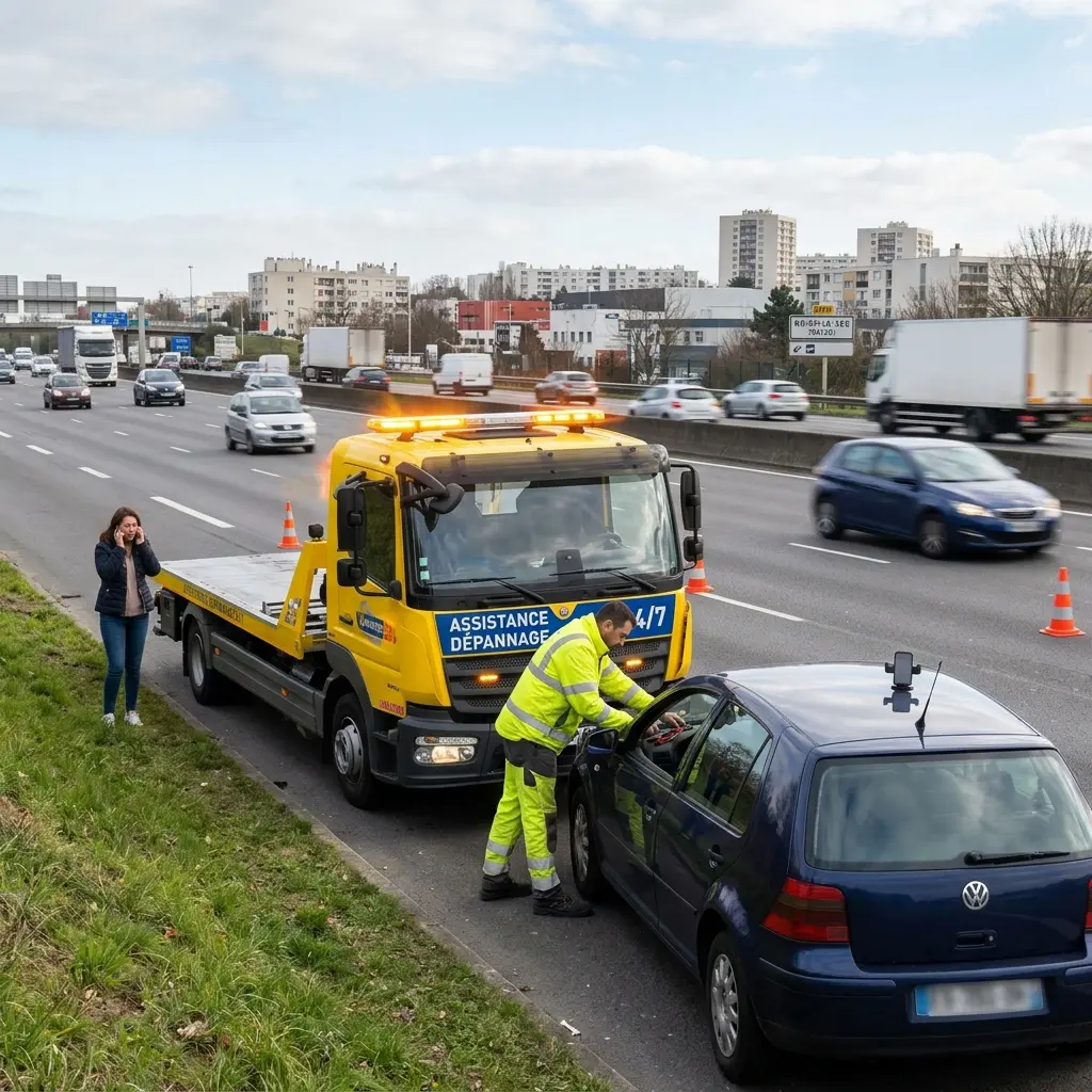 Dépannage autoroute Noisy-le-Sec (93130)