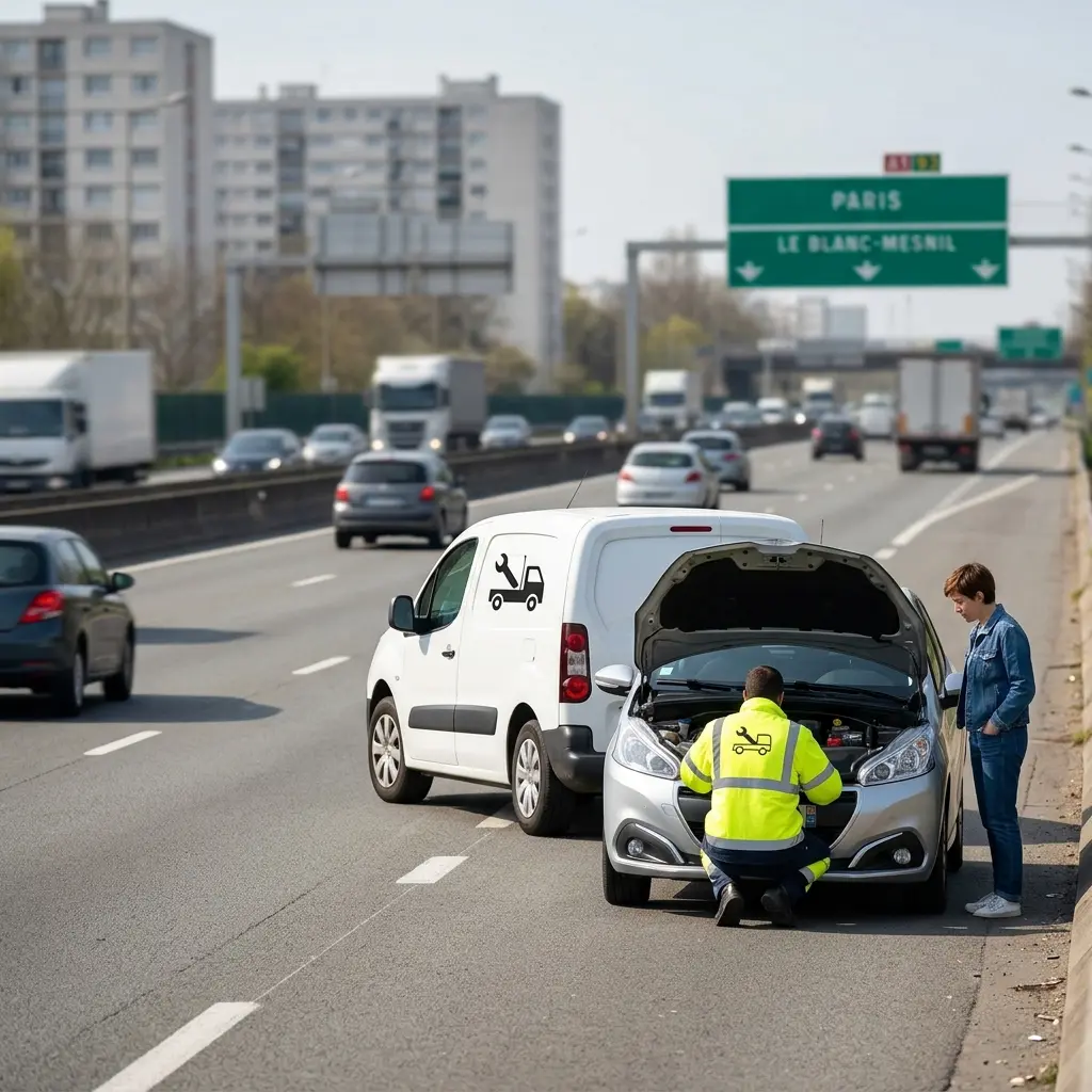 Dépannage autoroute Le Blanc-Mesnil (93150)