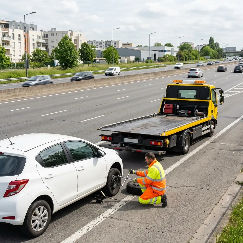 Dépannage autoroute Le Bourget (93350)