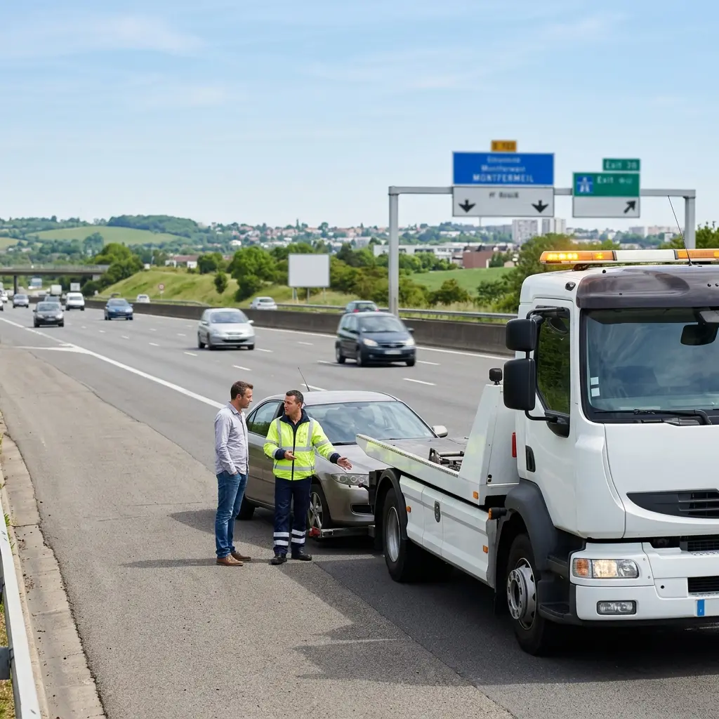 Dépannage autoroute Montfermeil (93370)