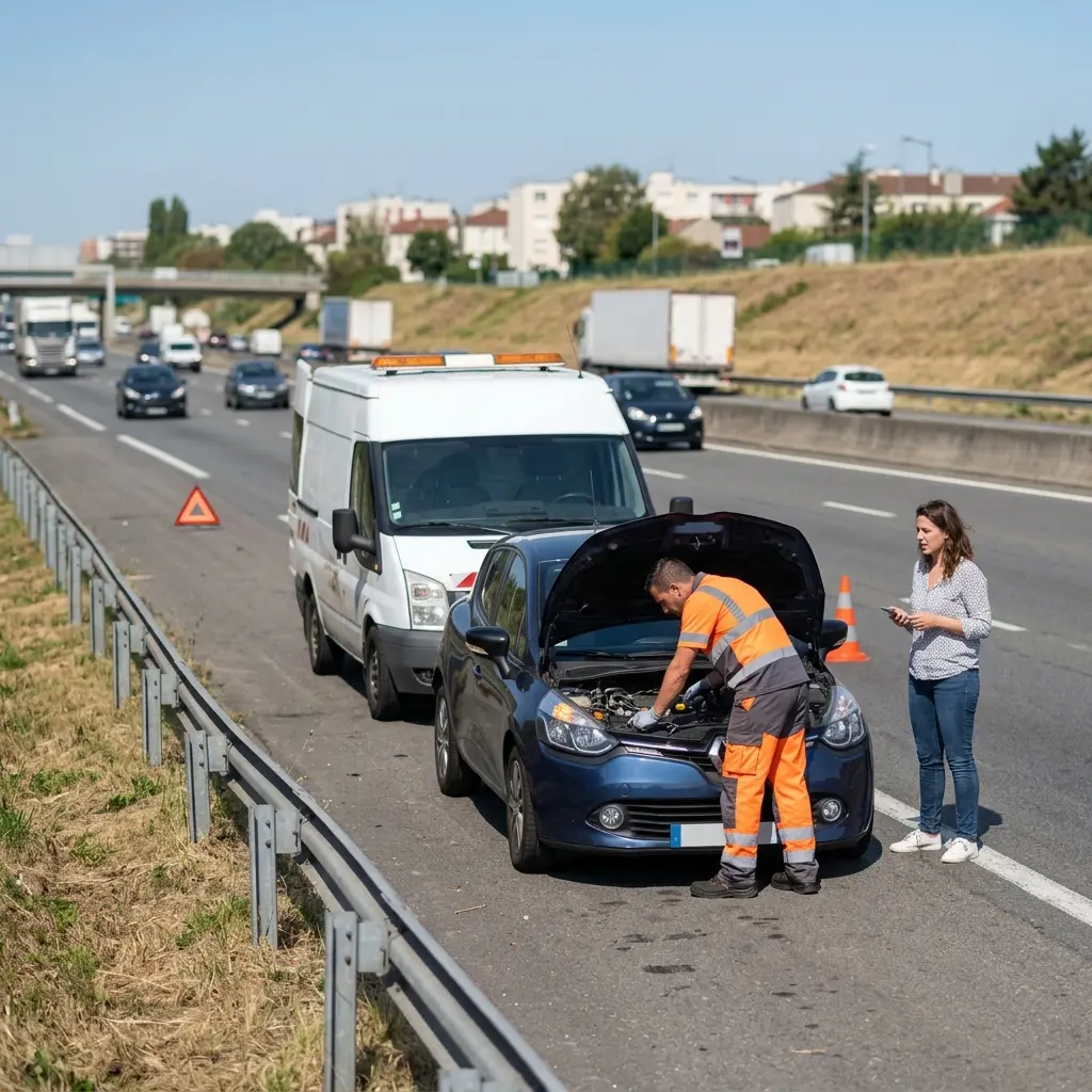 Adopter les bons gestes en cas d'immobilisation sur la route