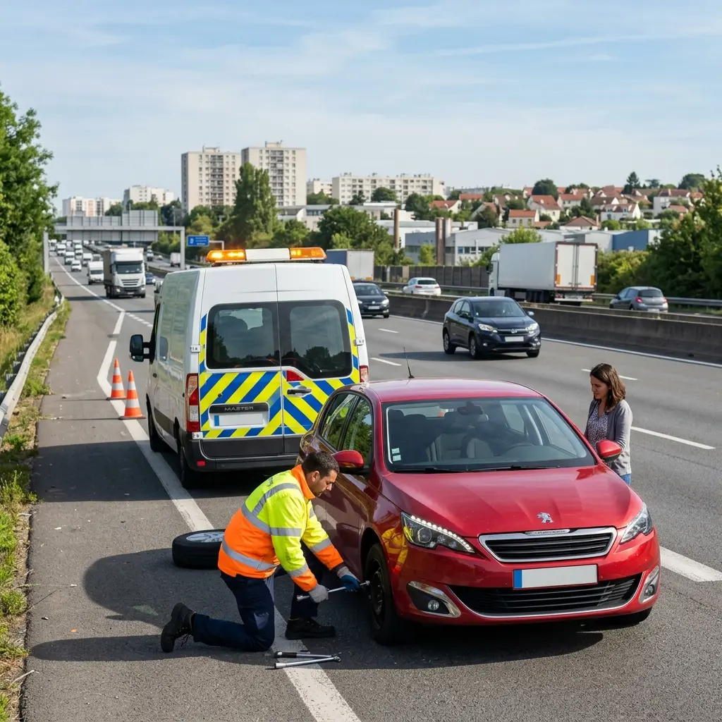 Précautions lors d'un incident routier