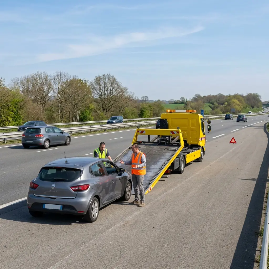 Quelle est notre démarche lorsqu’un accident ou une panne survient sur l’autoroute à Queue-en-Brie ?