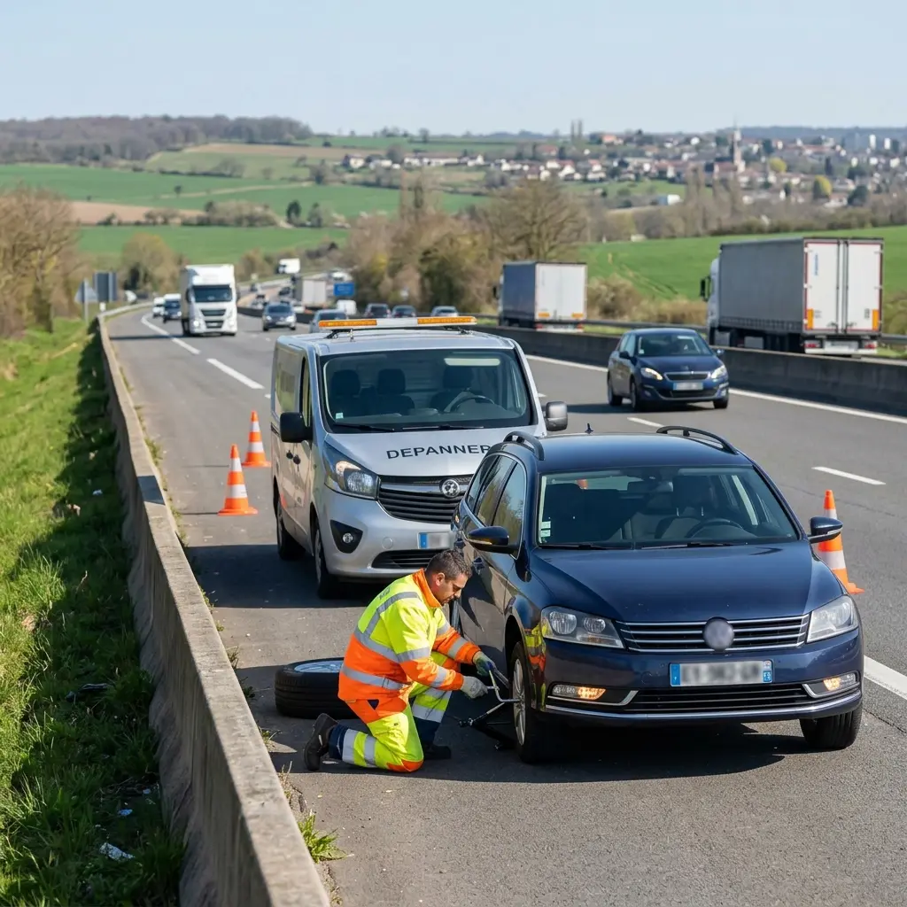 Garantir votre sécurité sur l'autoroute à Mandres-les-Roses