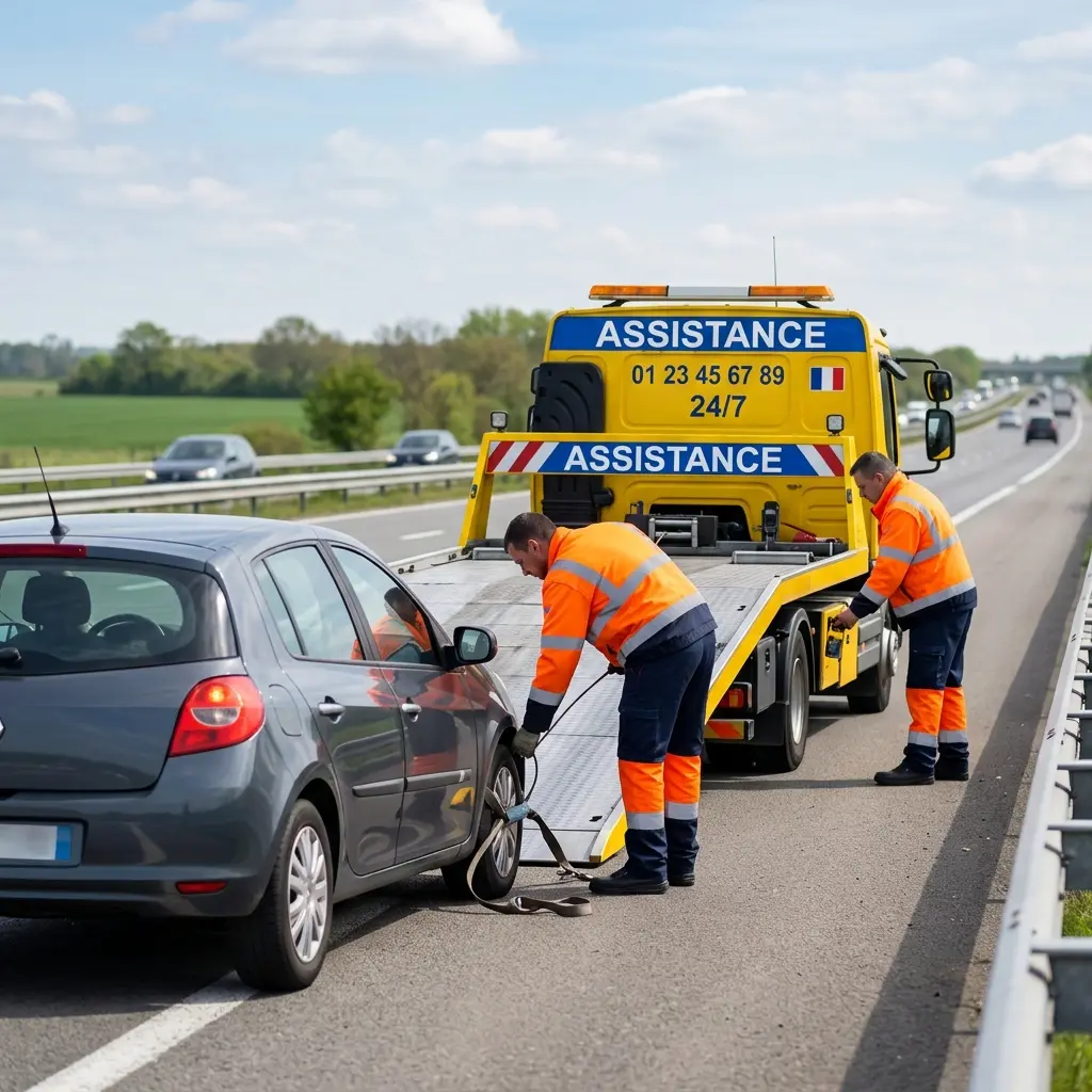 Bons gestes rapides en cas de panne sur l’autoroute à Belloy-en-France