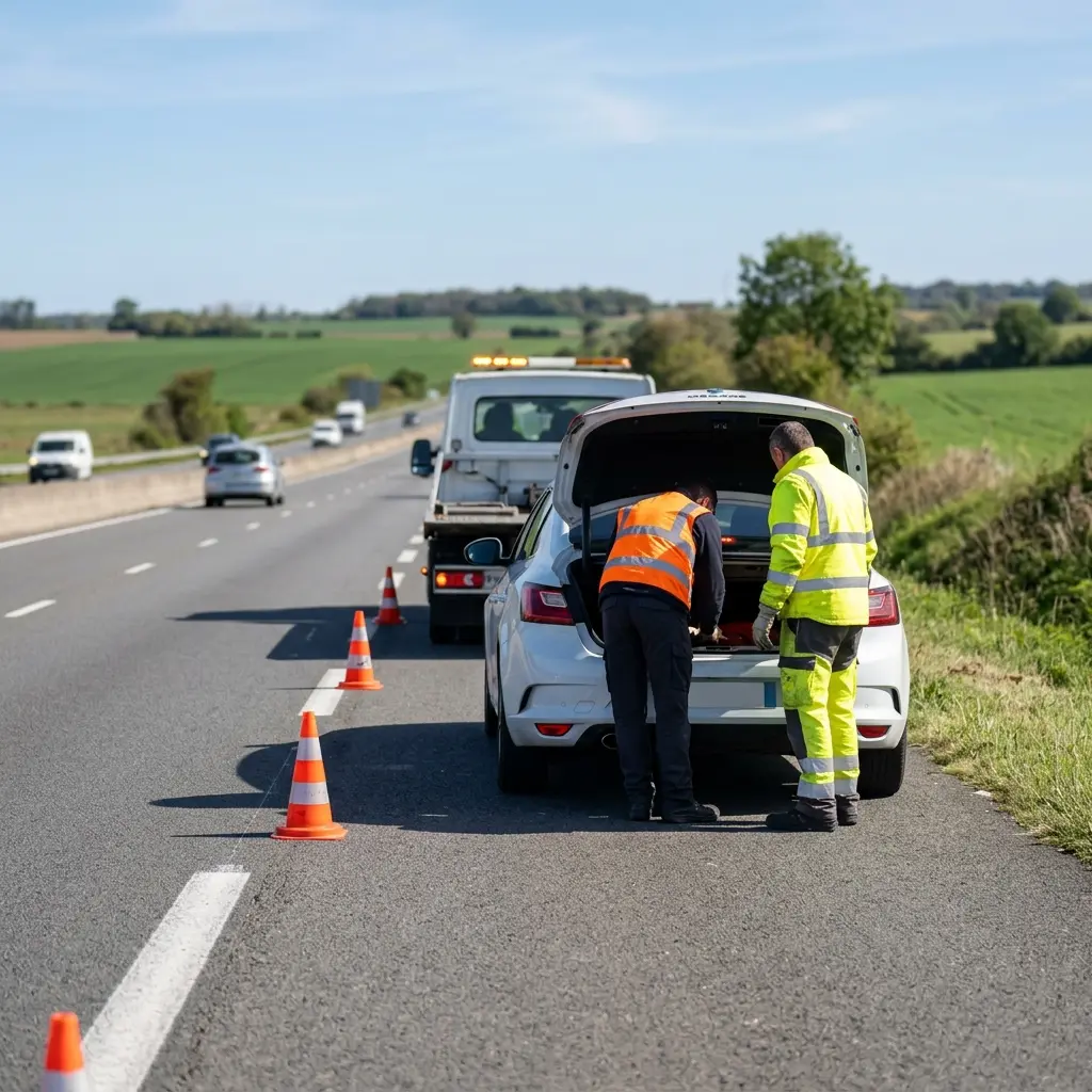 Confiance, réactivité et sérénité avec notre équipe de dépannage autoroute à Belloy-en-France