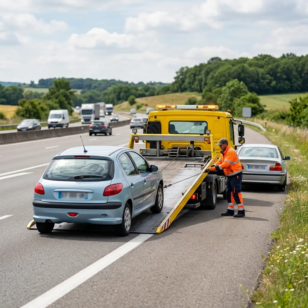 Notre méthode d’intervention en cas de panne sur l’autoroute à Chaumontel