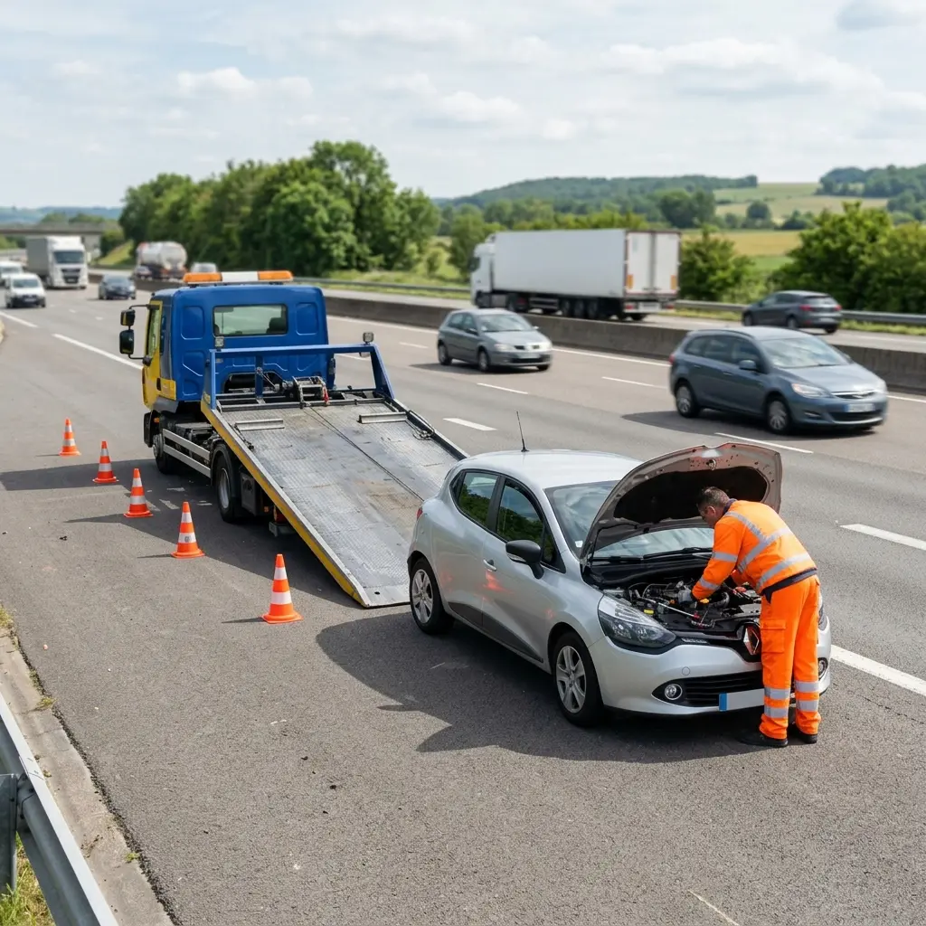 Bons réflexes pour une panne sur l’autoroute de Chaumontel et les zones à retenir lors de l’intervention