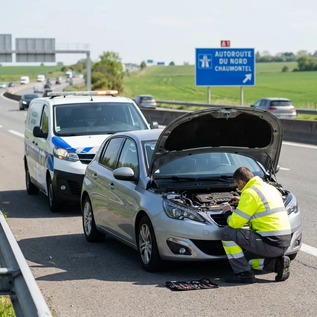 Pourquoi choisir notre service de dépannage autoroute à Chaumontel ?