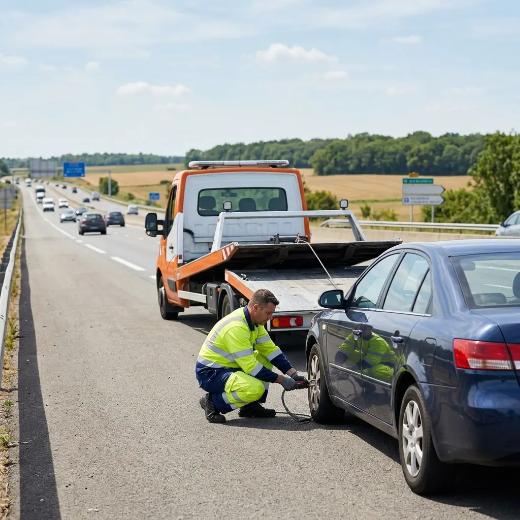 Notre démarche pour un dépannage autoroute efficace à Luzarches