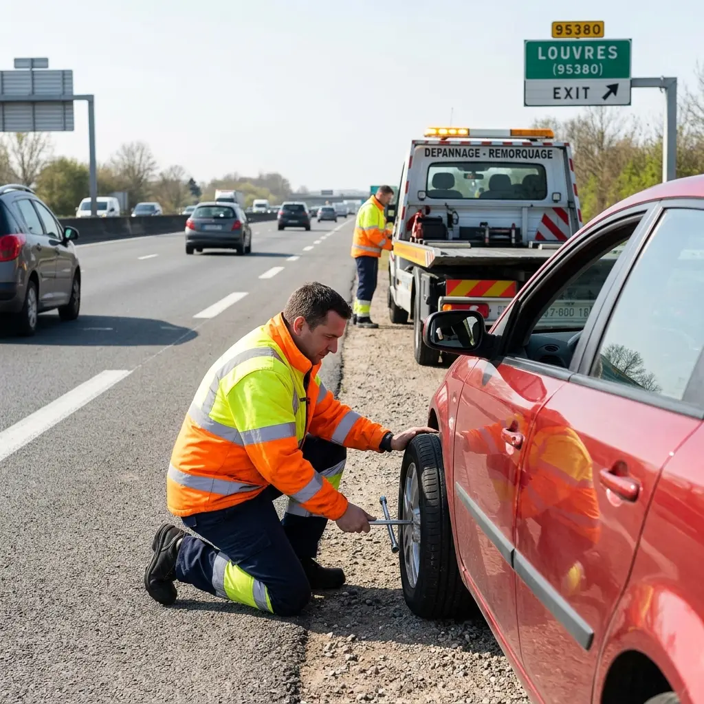 Comment se déroule l'intervention à Louvres ?