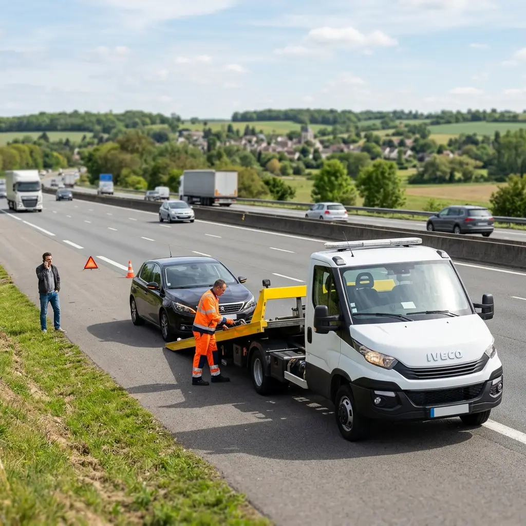 Dépannage autoroute Auvers-sur-Oise (95430)