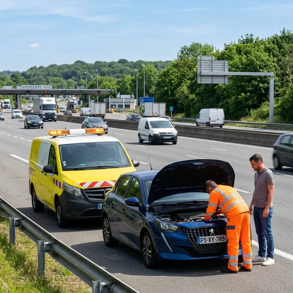 Dépannage autoroute Survilliers (95470)
