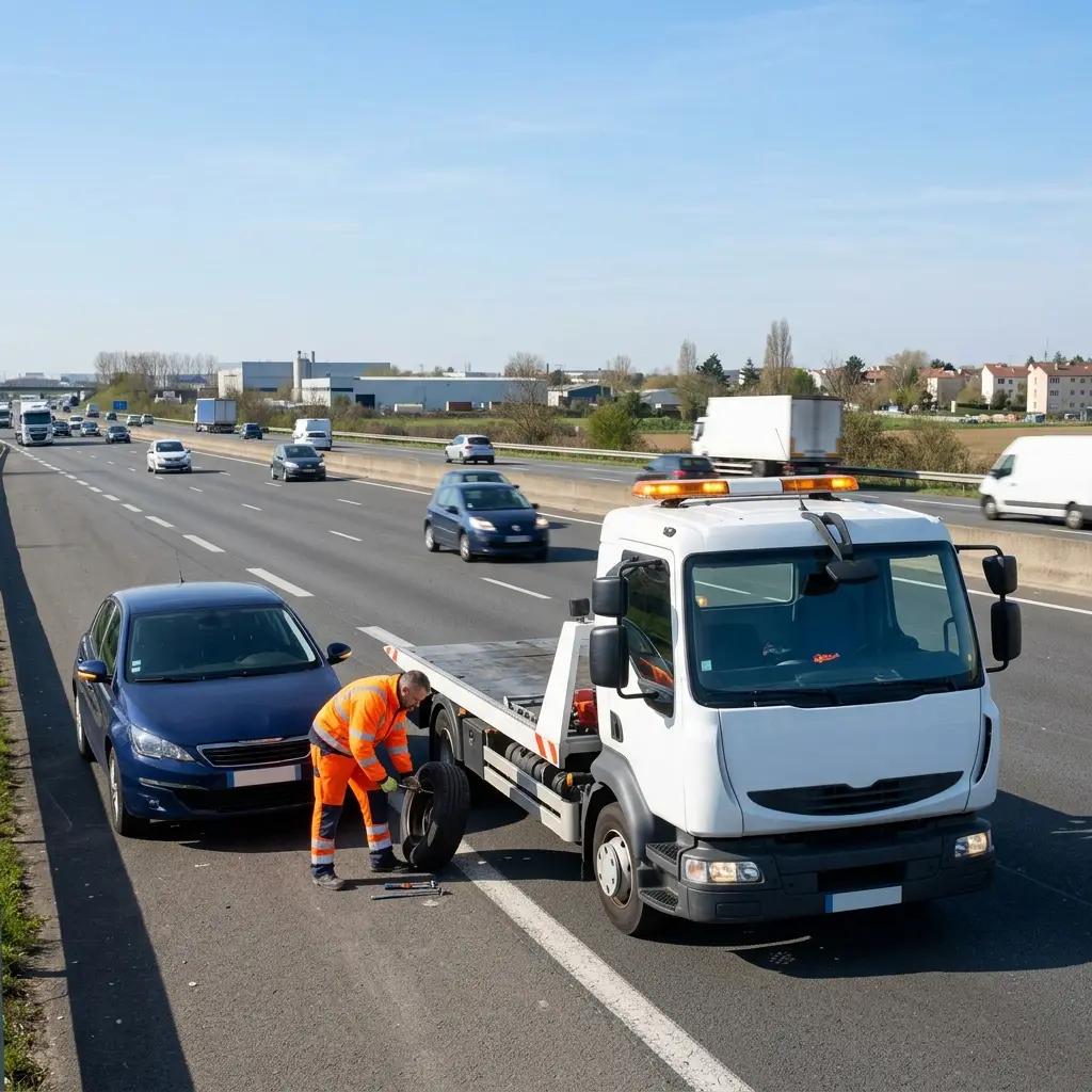 Notre approche technique pour un dépannage autoroute à Gonesse
