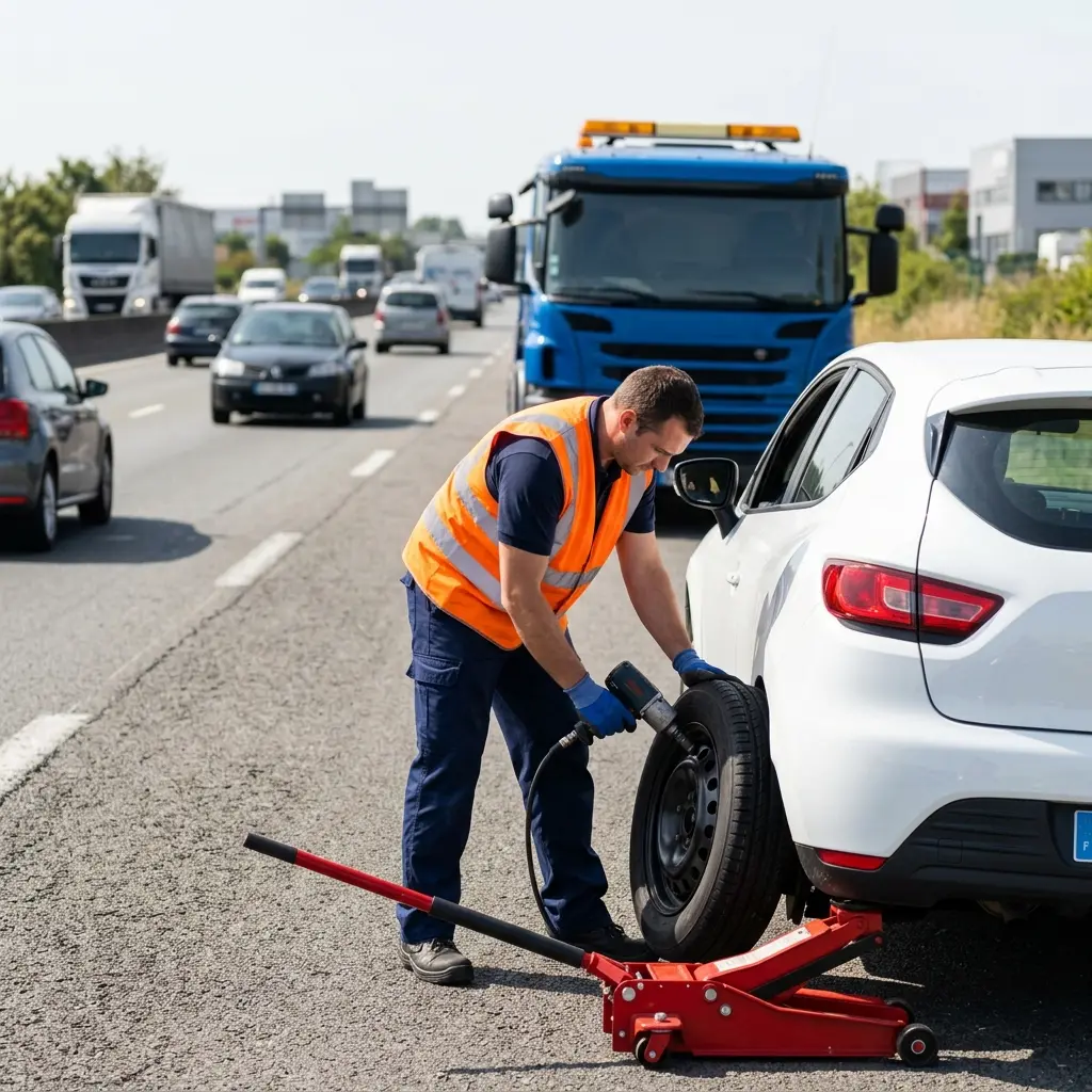 Voici comment se déroule l’intervention de dépannage autoroute à Gonesse