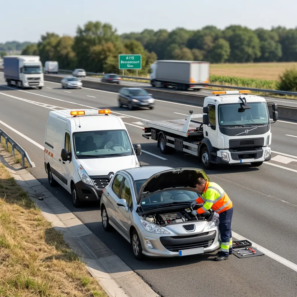 Notre méthode de dépannage sur autoroute à Bessancourt