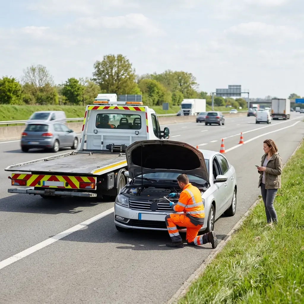 Comment se déroule l’intervention à Eaubonne dès que votre voiture se bloque sur l’autoroute ?