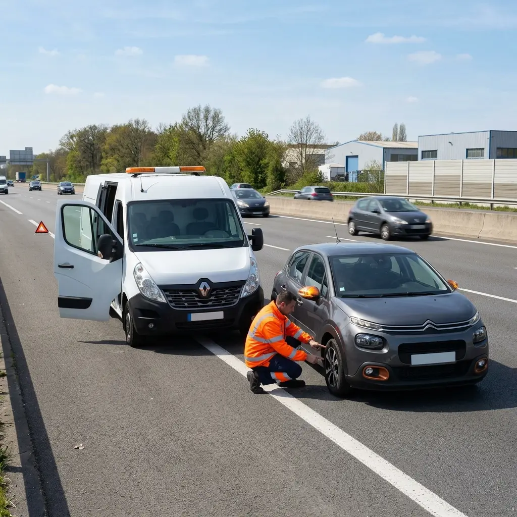 Comment réagir face à une panne sur les axes d'Éragny ?