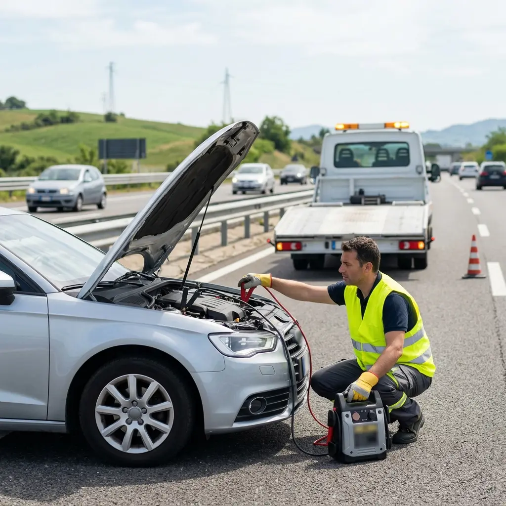 Bons réflexes en pleine route à Marines