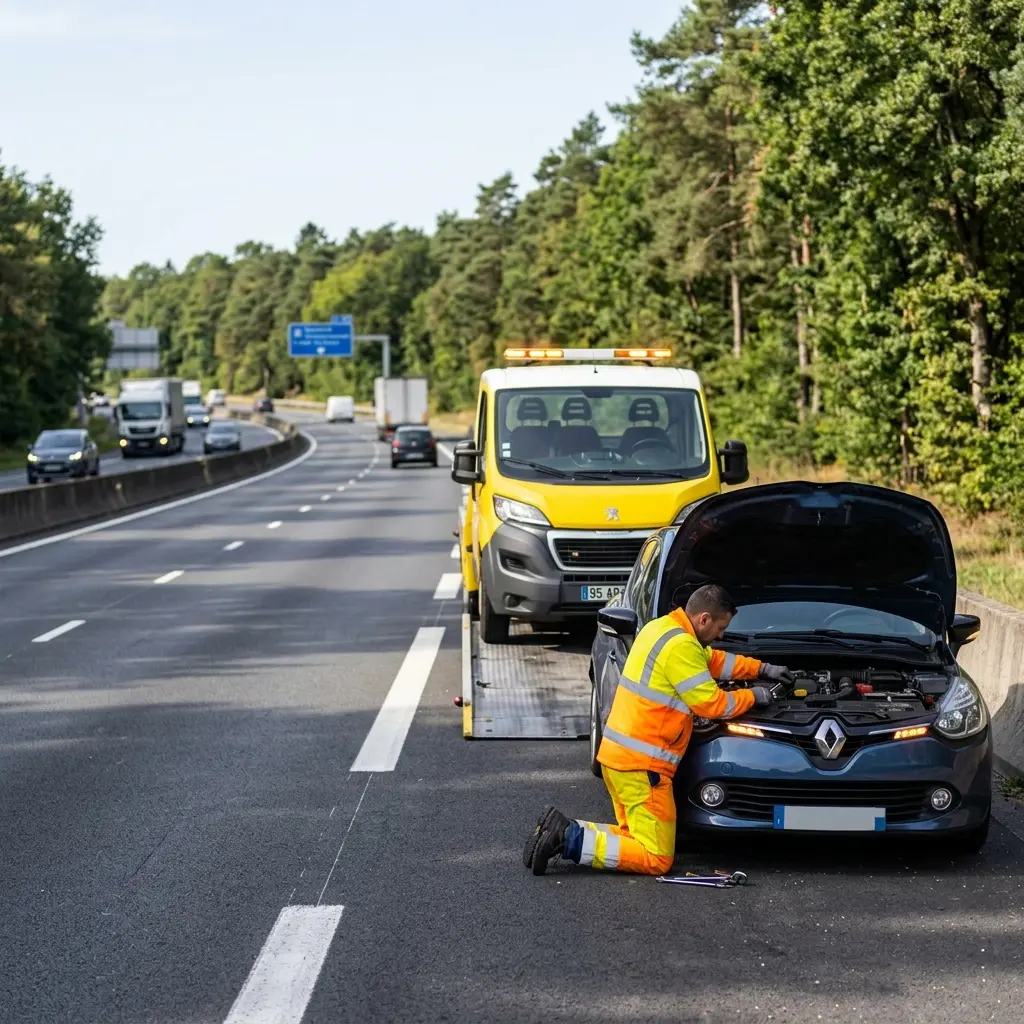 Notre méthode de dépannage autoroute à Bruyères-sur-Oise