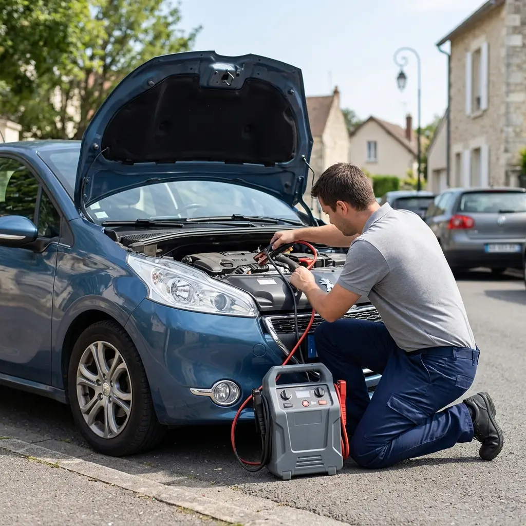 Quelles étapes suit votre dépanneur à Venette quand la batterie se décharge ?
