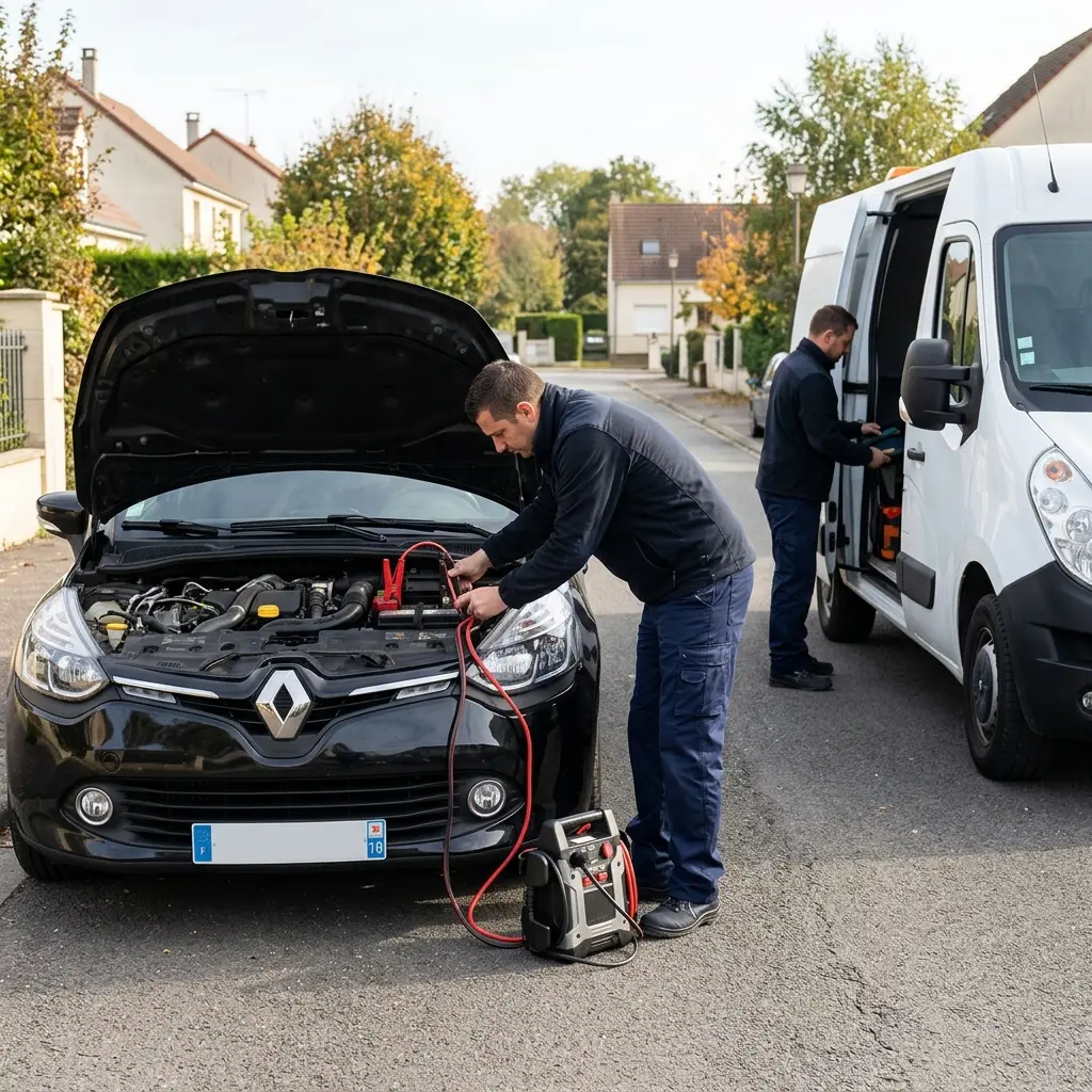 Comment se déroule le dépannage batterie à Choisy-au-Bac ?