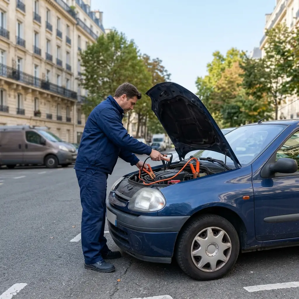 Comment réagir face à une batterie faible à Paris 15e ?