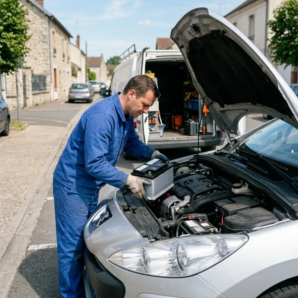 Comment se déroule le dépannage batterie à Rochette ?