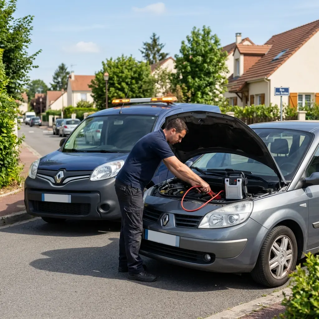 Bons réflexes lorsque votre batterie se décharge à Vaux-le-Pénil