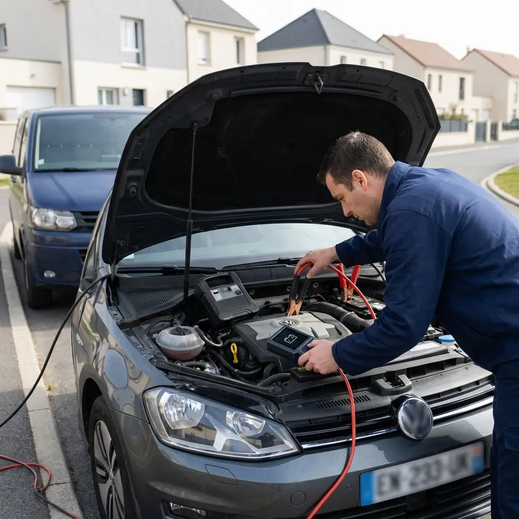 Notre méthode de dépannage batterie à Lieusaint
