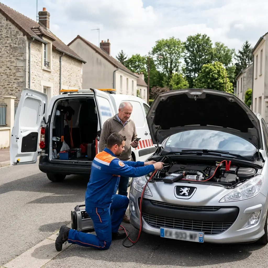 Réactions rapides pour un arrêt batterie à Provins
