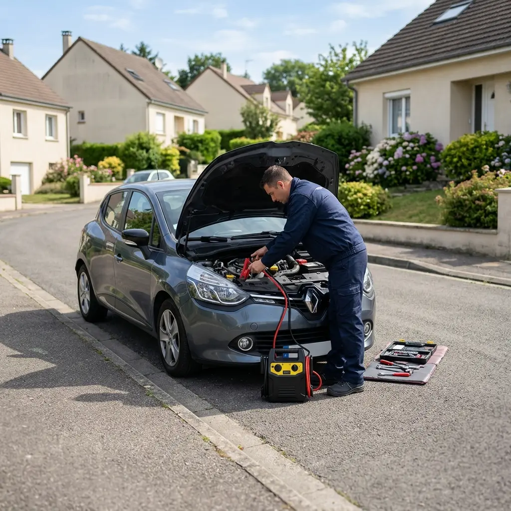 Comment se déroule le dépannage batterie à Ferrières-en-Brie ?