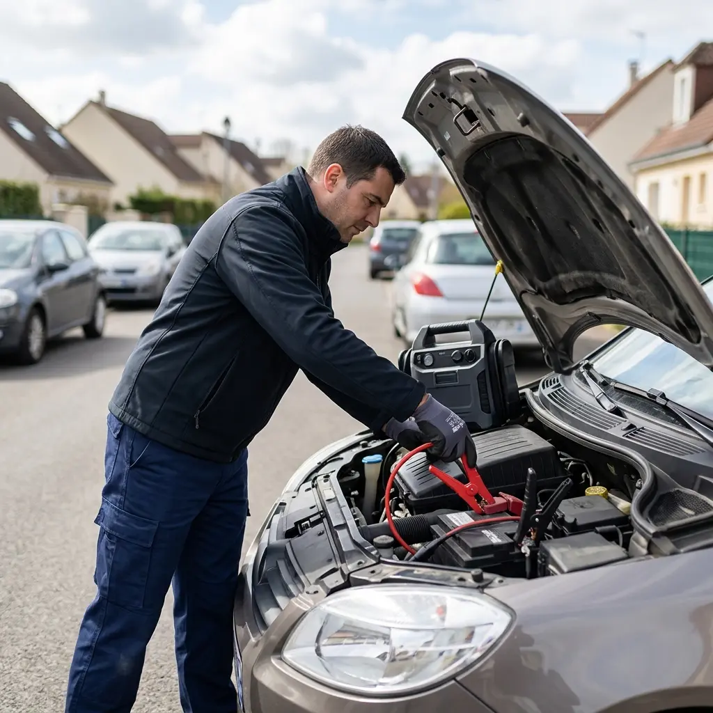 Comment se déroule le dépannage batterie à Mitry-Mory ?