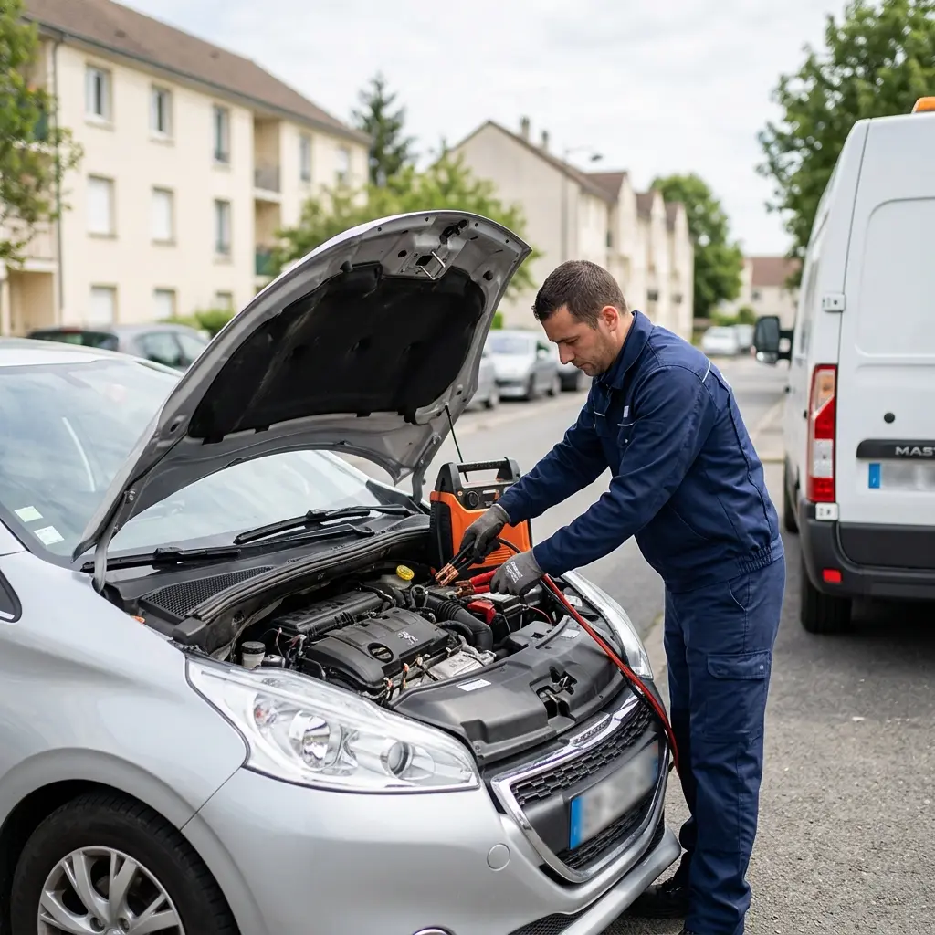 Quelles actions précises lors de l’intervention en batterie à Champs-sur-Marne ?