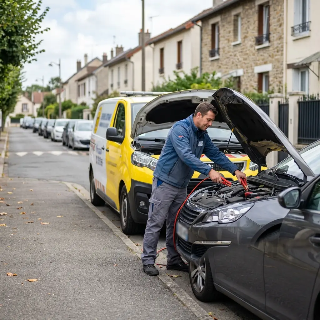 Comment se déroule l’intervention de dépannage batterie à Rambouillet ?