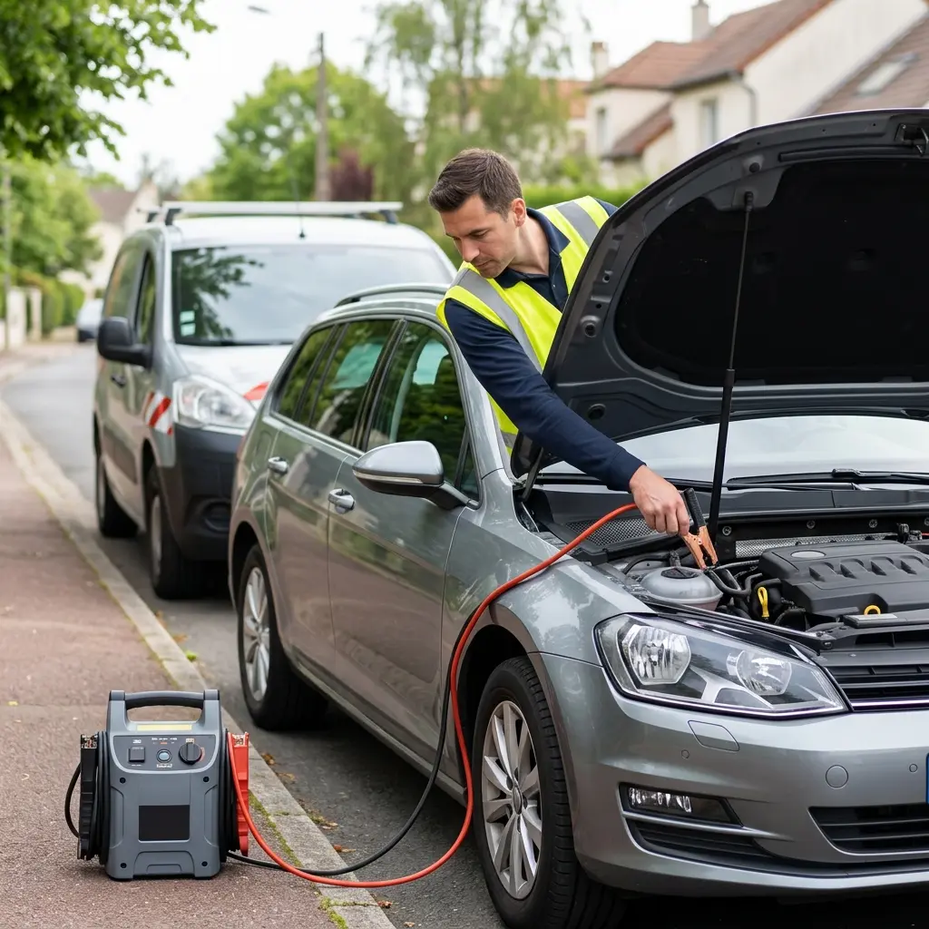 Comment se déroule le dépannage batterie à Marly-le-Roi ?