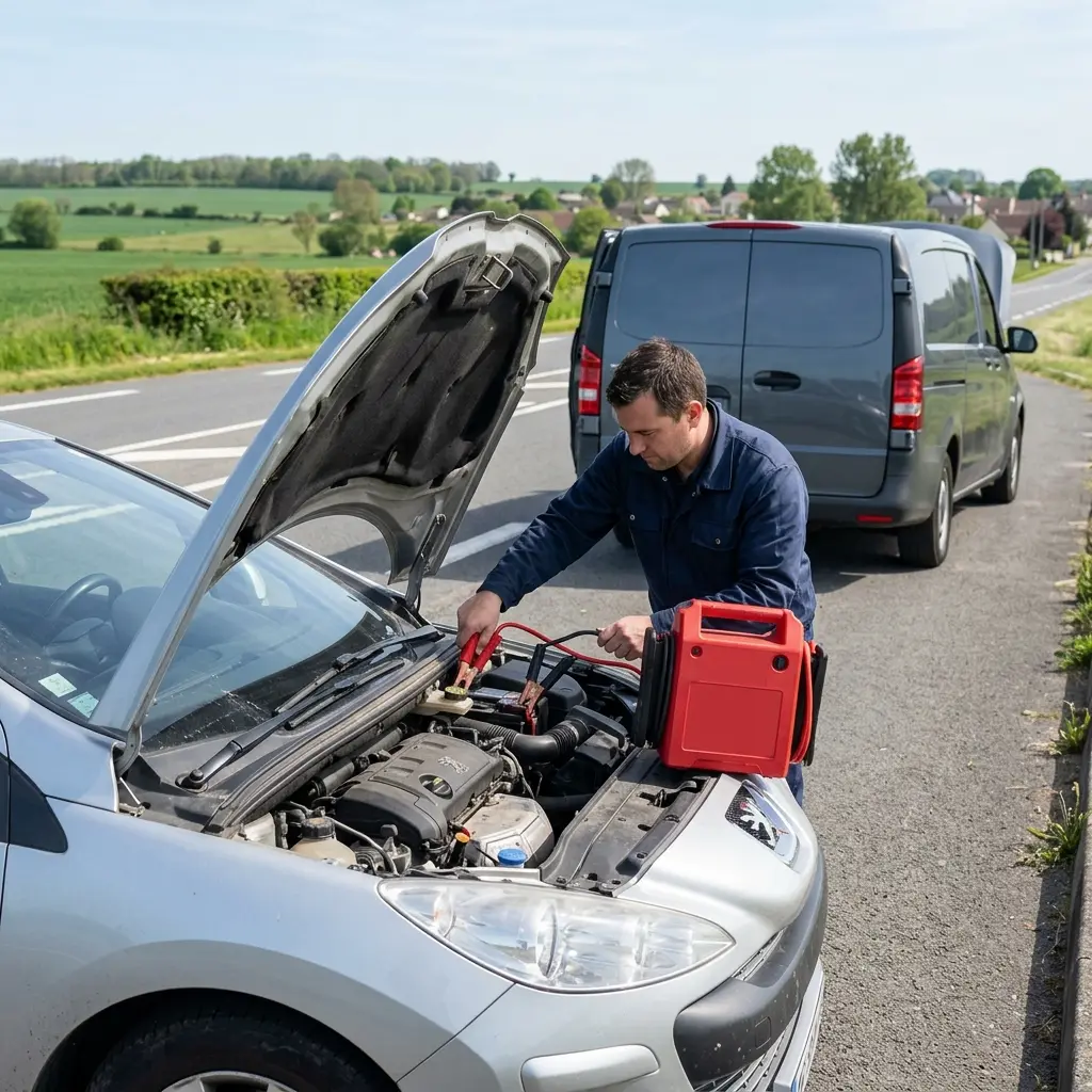 Comment se déroule le dépannage batterie à Bouafle ?