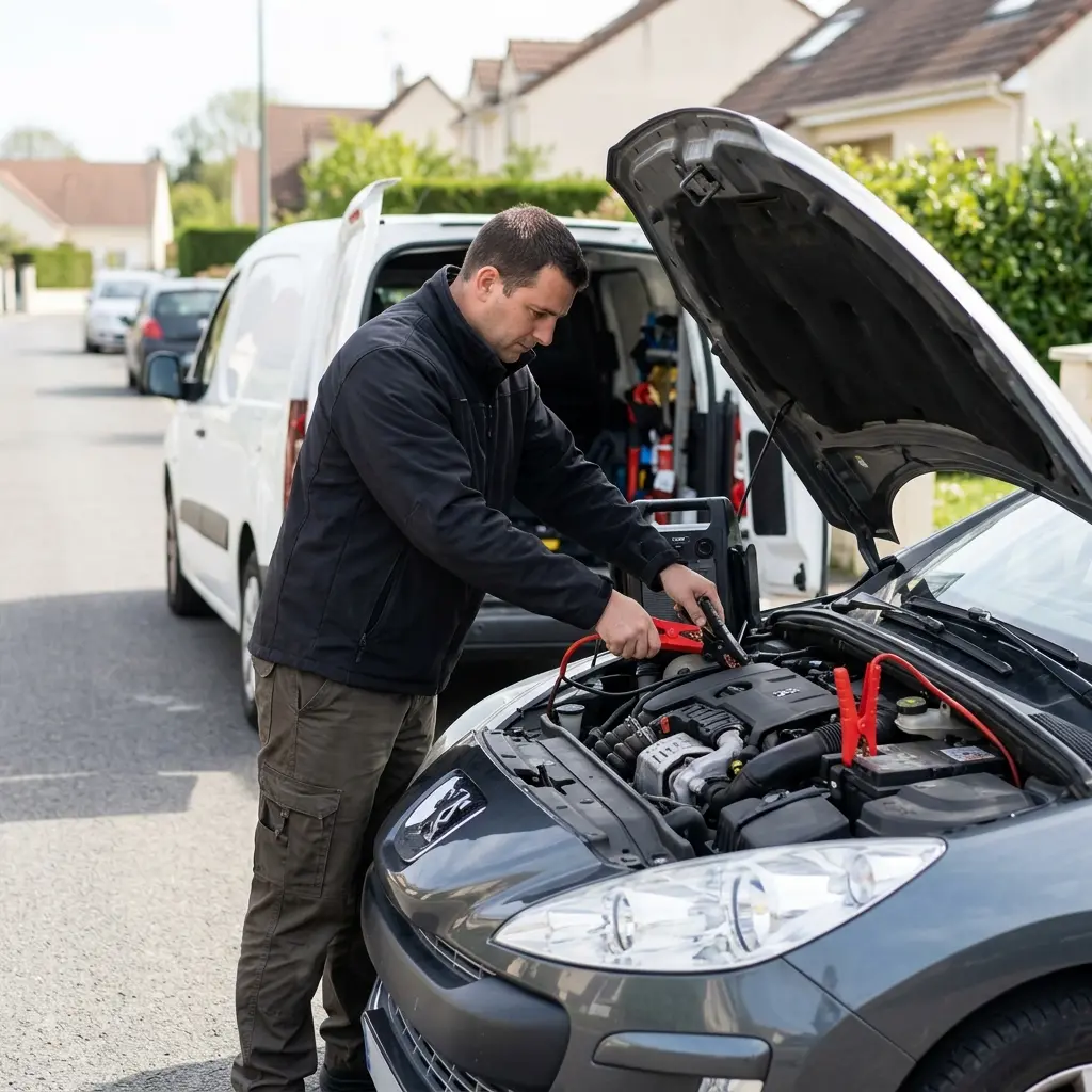 Comment réagir face à une panne de batterie aux Essarts-le-Roi