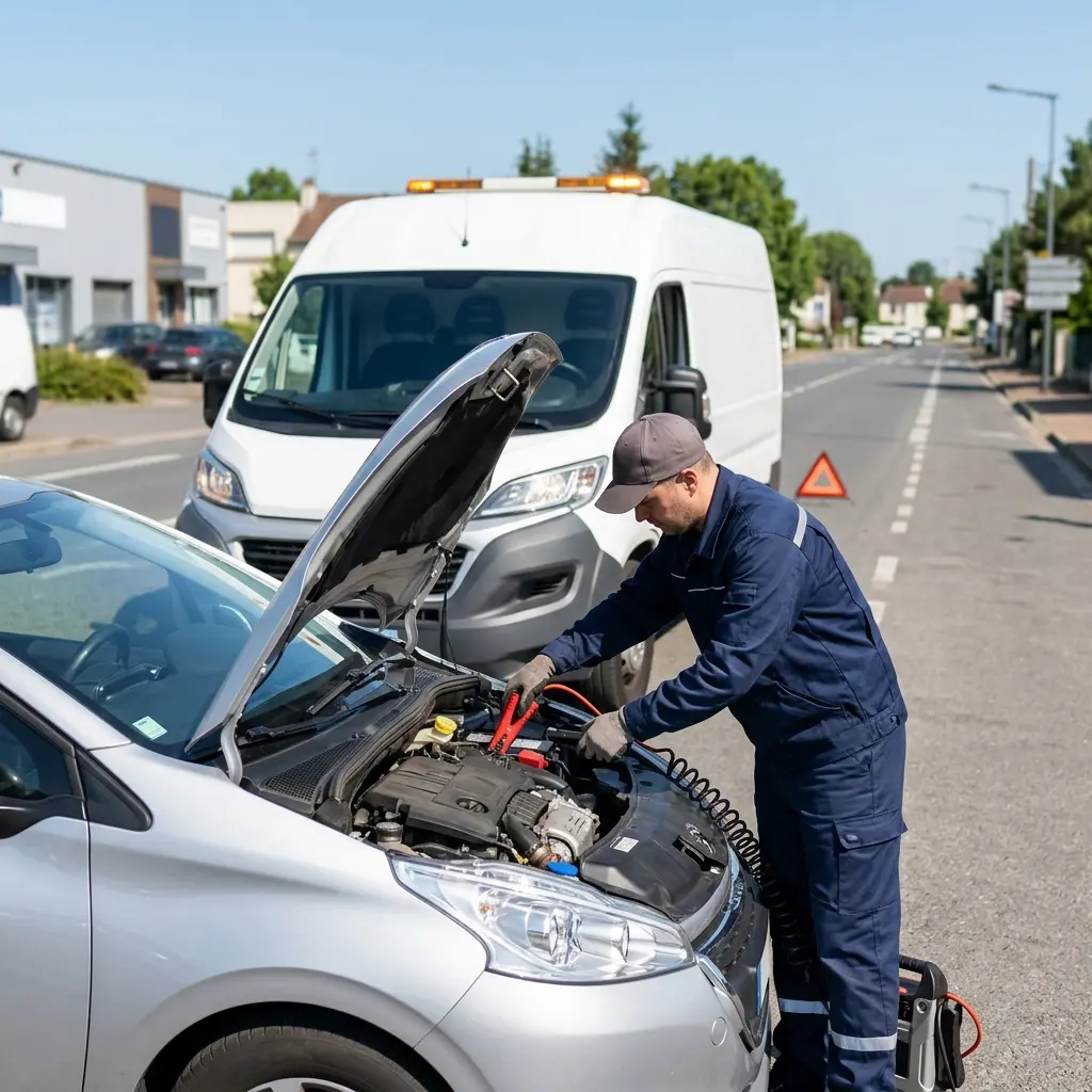 Comment se déroule le dépannage batterie à Athis-Mons ?