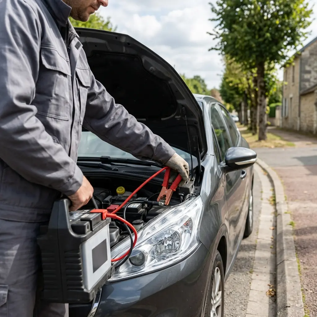 Restons sereins alors que la batterie est en route vers la réparation