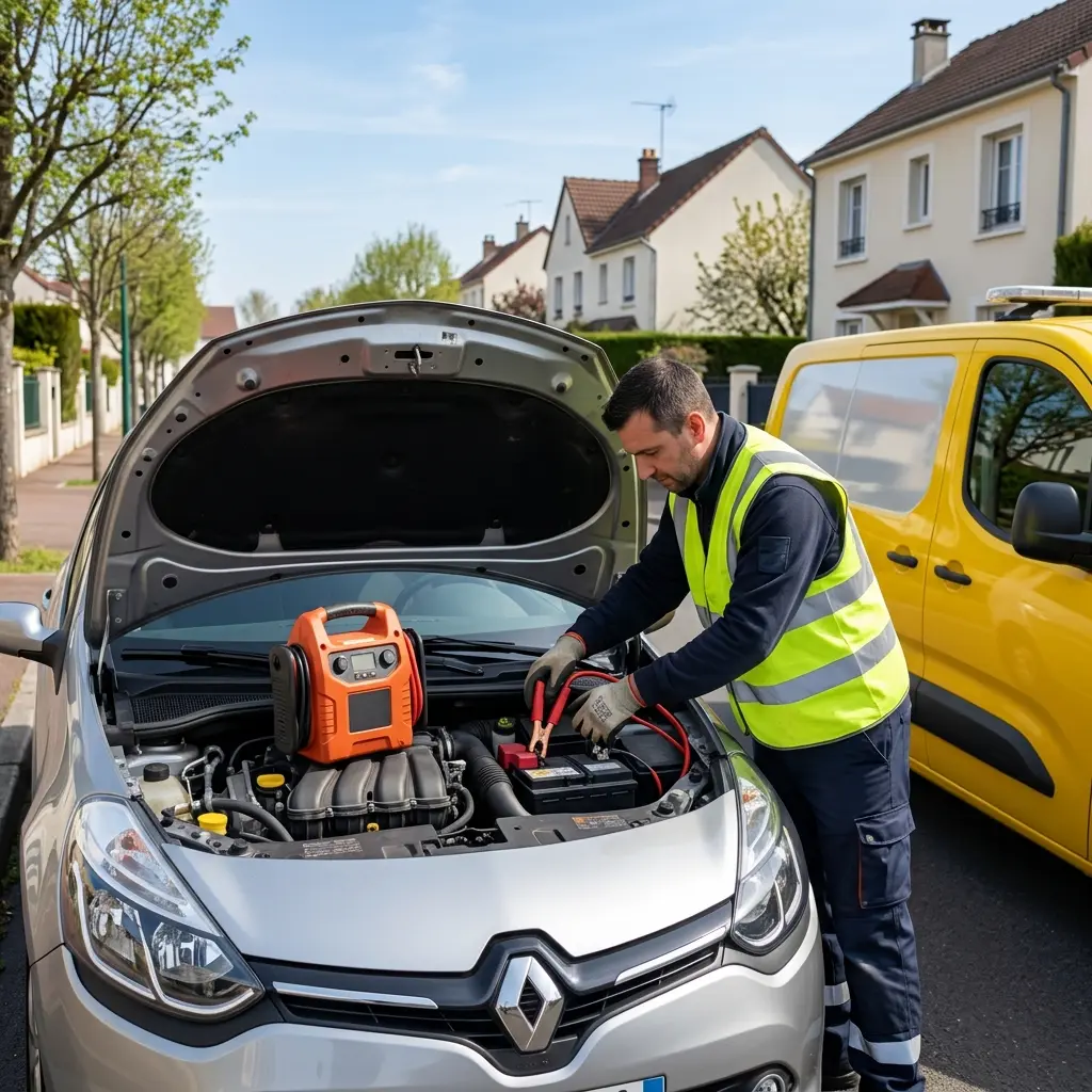 Comment nous traitons votre panne de batterie sur place