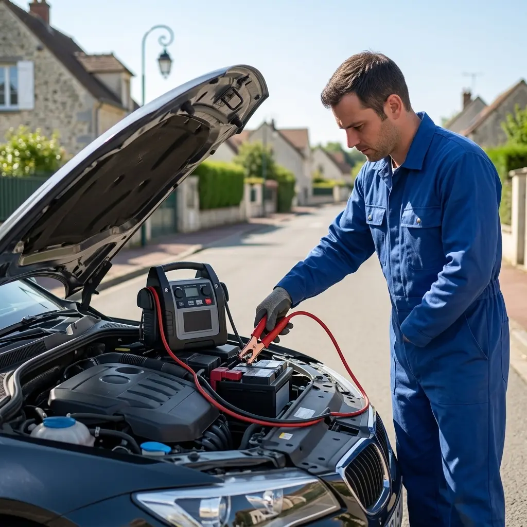 Comment se déroule le dépannage batterie à Mennecy ?