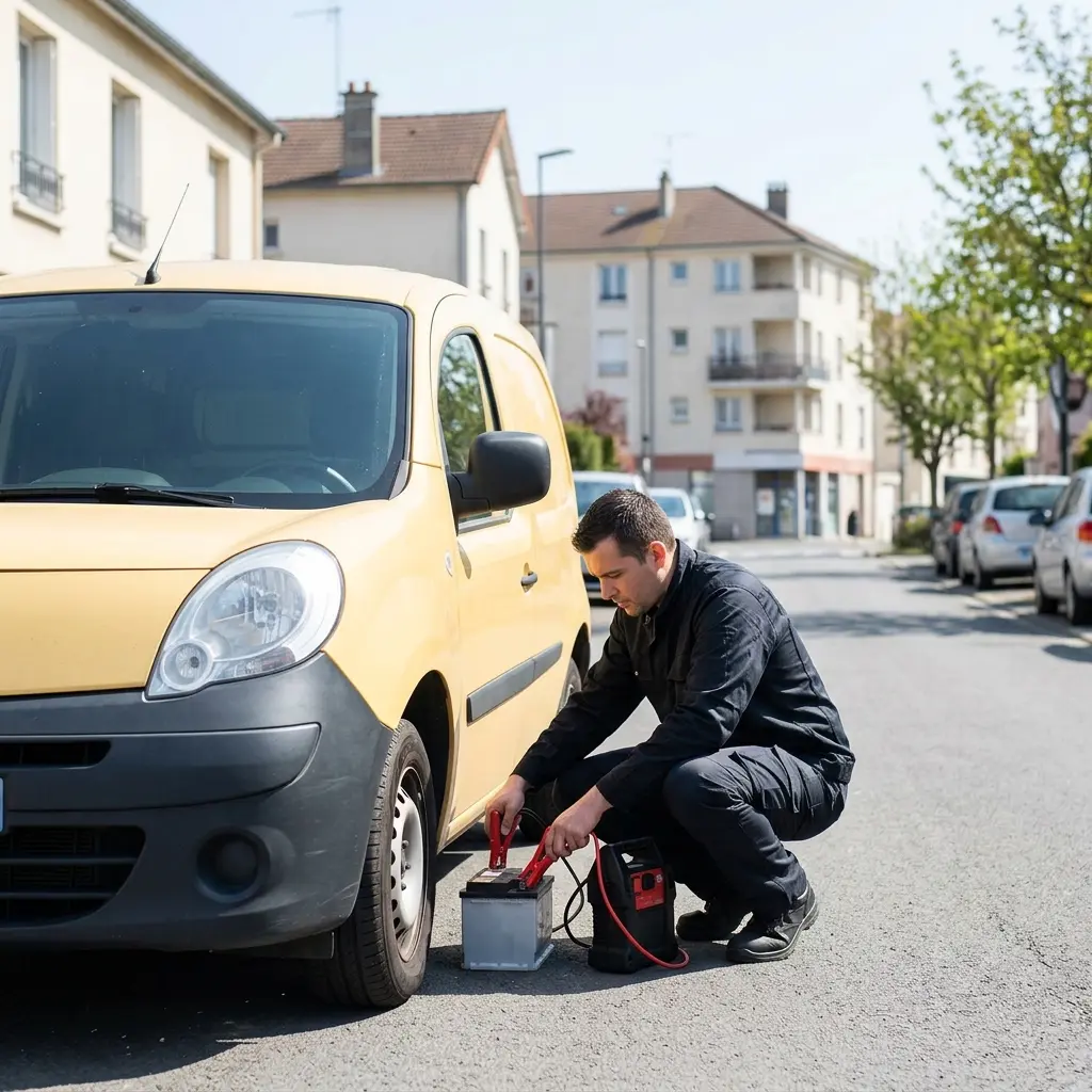 Comment se déroule le dépannage de batterie à Villetaneuse ?