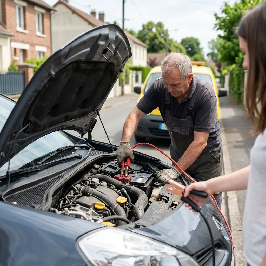 "Notre approche technique pour un dépannage batterie efficace à Santeny"